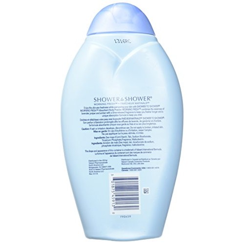 SHOWER TO SHOWER Body Powder Morning Fresh 13 oz (Pack of 3)