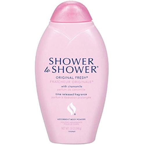 SHOWER TO SHOWER Body Powder Original Fresh 13 oz (Pack of 3)