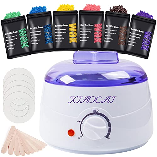 Waxing Kit for Women, Wax Warmer Kit for Hair Removal Home Wax Kit with 1.3 l...