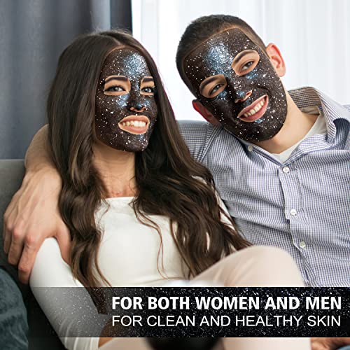 SHVYOG Charcoal Space Galactic Blackhead Remover Mask, Black Peel Off Face Ma...