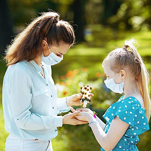 Hand Sanitizer Holders, Shynek 40pcs Empty Travel Size Bottle and Keychain Ho...