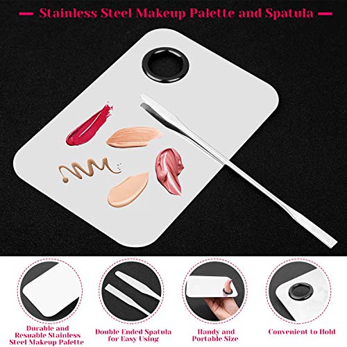 Makeup Mixing Palette with Spatula and 250PCS Disposable Makeup Applicators T...