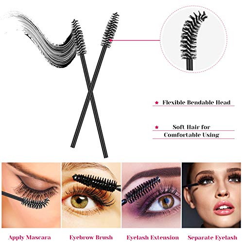 Makeup Mixing Palette with Spatula and 250PCS Disposable Makeup Applicators T...