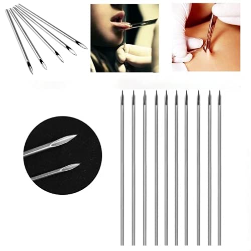 piercing needle for body, ears, nose, lips, nipples, body piercing needles, d...