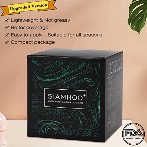 SIAMHOO Air Cushion CC Cream Mushroom Head,BB Cream,Foundation Makeup Moistur...
