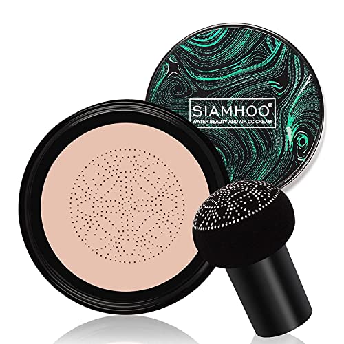 SIAMHOO Air Cushion CC Cream Mushroom Head,BB Cream,Foundation Makeup Moistur...