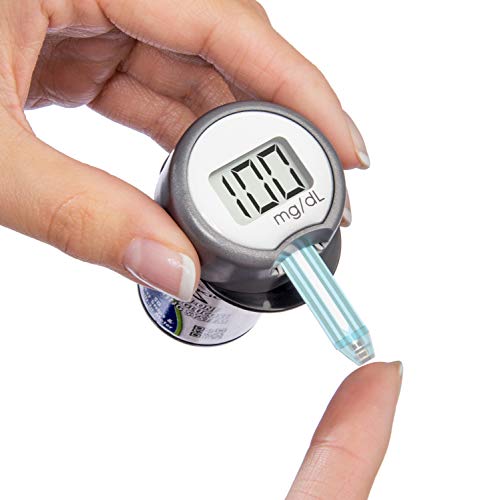 Sidekick All-in-One Glucose Meter Kit – Built in Meter, 50 Test Strips, Lanci...
