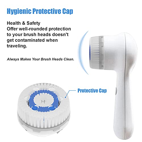 Sierra Clean Replacement Facial Cleansing Brush Heads compatible with Deep Po...