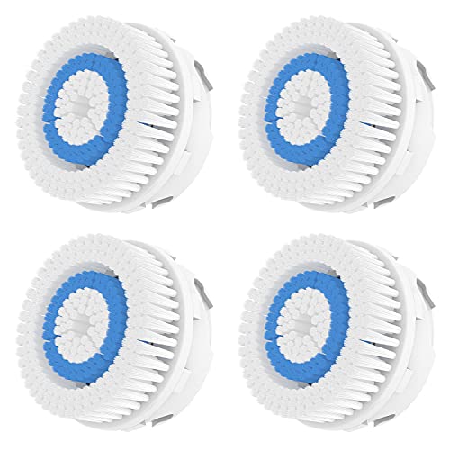 Sierra Clean Replacement Facial Cleansing Brush Heads compatible with Deep Po...
