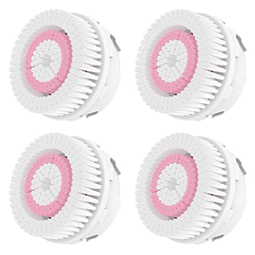Sierra Clean Replacement Facial Cleansing Brush Heads compatible with Radianc...