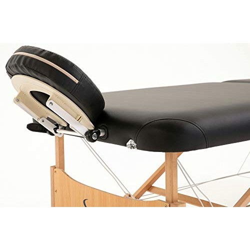 Sierra Comfort All Inclusive Portable Massage Table, Black