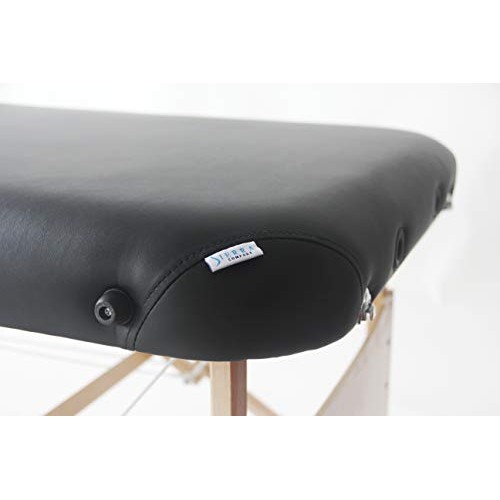 Sierra Comfort All Inclusive Portable Massage Table, Black