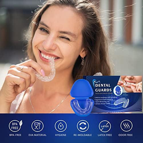 Moldable Dental Guard, Mouth Guard for Clenching Teeth at Night, Night Guards...