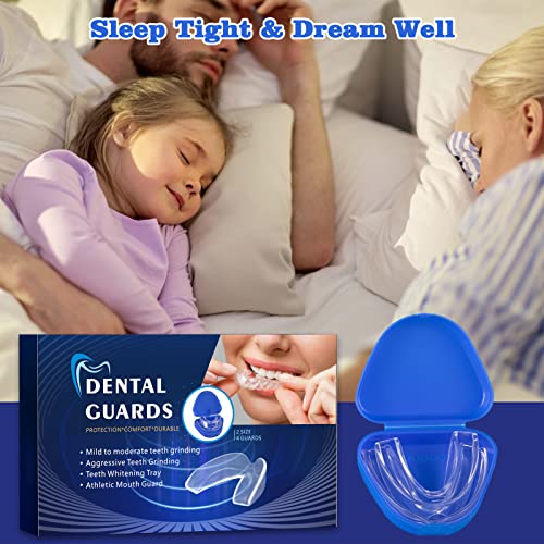 Moldable Dental Guard, Mouth Guard for Clenching Teeth at Night, Night Guards...
