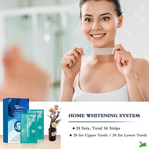 Teeth Whitening Strips, Enamel Safe Non-Sensitive White Teeth Whitening Kit ,...