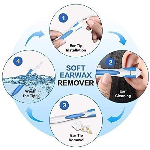 Q Grips Earwax Remover, Toddler Ear Wax Removal Tool Tvilder Ear Wax Remover ...