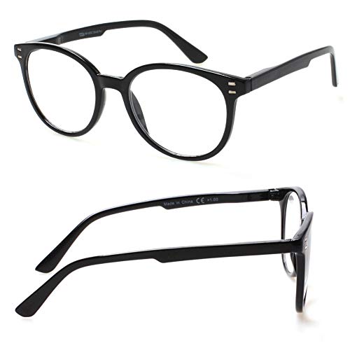 3 Pack Reading Glasses Spring Hinge Stylish Readers Black / Tortoise for Men ...