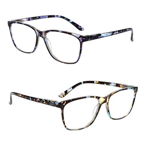SIGVAN Ladies Reading Glasses Blue Light Blocking Spring Hinge Fashion Patter...