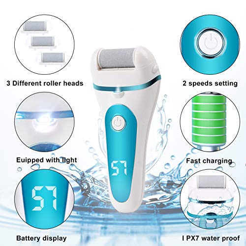 Callus Remover for Feet Electric, SIHOHAN Rechargeable Pedicure Tools Foot Sc...