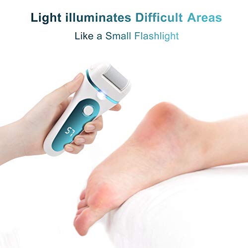 Callus Remover for Feet Electric, SIHOHAN Rechargeable Pedicure Tools Foot Sc...