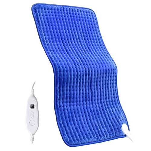 XXX-Large Heating Pad for Fast Pain Relief, 33'' x 17'' Ultra Soft Electric P...