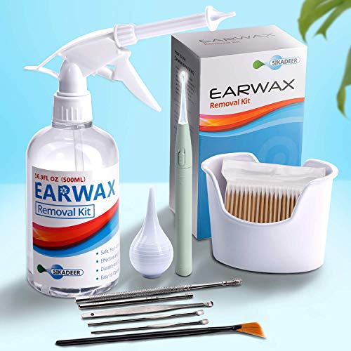 Ear Wax Removal Kit, Earwax Remover Cleaner Ear Cleaning Tool Kit, Ear Irriga...