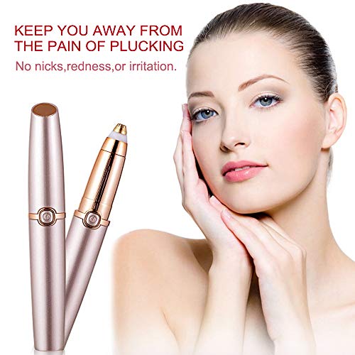 Eyebrow Hair Remover, SiKii Painless-Precision Eyebrow Trimmer Brows Epilator...