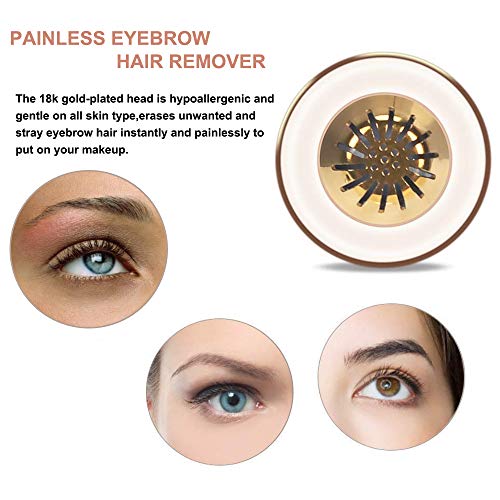 Eyebrow Hair Remover, SiKii Painless-Precision Eyebrow Trimmer Brows Epilator...