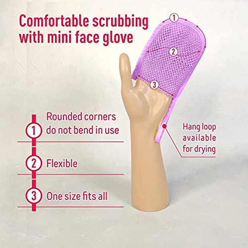 Silk Care Body Scrubber Set 2 in 1, Deep Exfoliating Body And Face Scrubbers ...