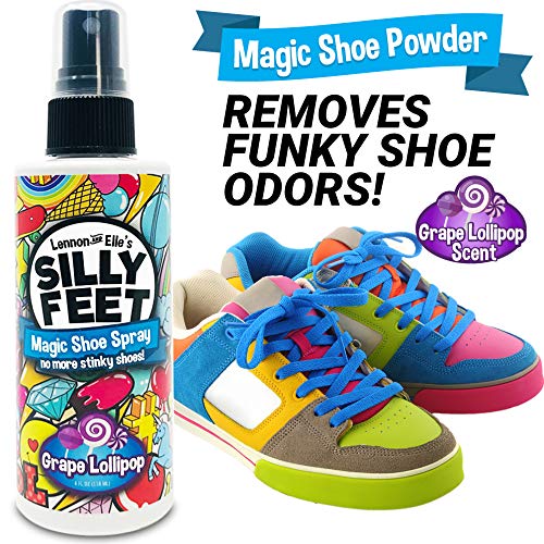 Shoe Smell Foot Spray | Grape Shoe Spray Eliminator Kids Feet and Sweat | Chi...