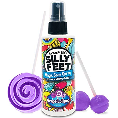 Shoe Smell Foot Spray | Grape Shoe Spray Eliminator Kids Feet and Sweat | Chi...