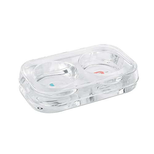 Large See-Through Hard Plastic Assorted Compact Contact Lens Case/Tray