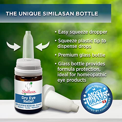 Similasan Dry Eye Relief Eye Drops Bottle, for Temporary Relief from Dry or R...