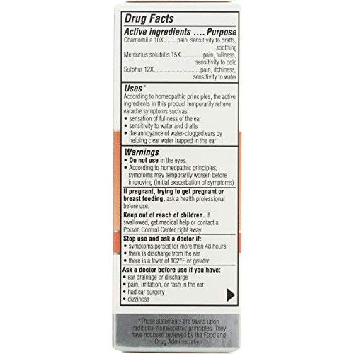 Similasan, Ear Drops Earache Relief, 0.33 Fl Oz