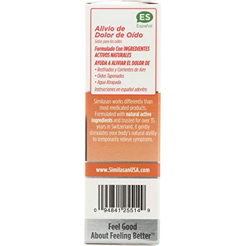 Similasan, Ear Drops Earache Relief, 0.33 Fl Oz