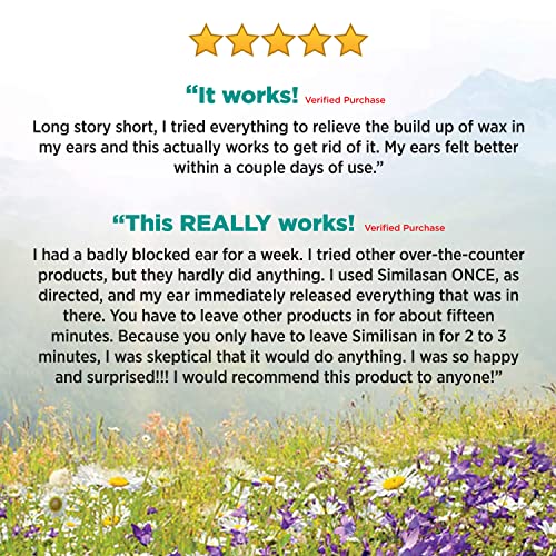 Similasan Ear Wax Removal Kit, 0.33 Ounce Bottle, Ear Drops with Bulb Syringe...