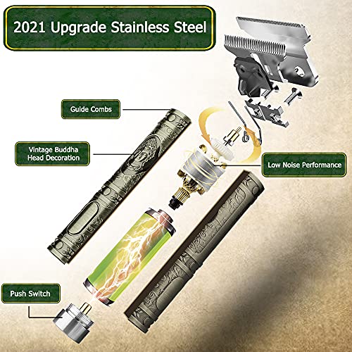 Professional Hair Clippers for Men, Pro Li Outline Trimmer with Cape,T Blade ...