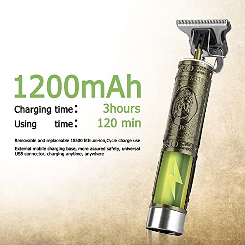 Professional Hair Clippers for Men, Pro Li Outline Trimmer with Cape,T Blade ...