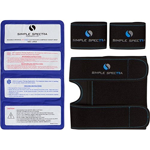 Ice Pack - Large Reusable Flexible Gel Clay Hot & Cold Clay | Pain Relief The...