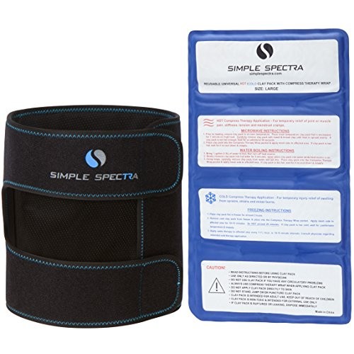 Ice Pack - Large Reusable Flexible Gel Clay Hot & Cold Clay | Pain Relief The...