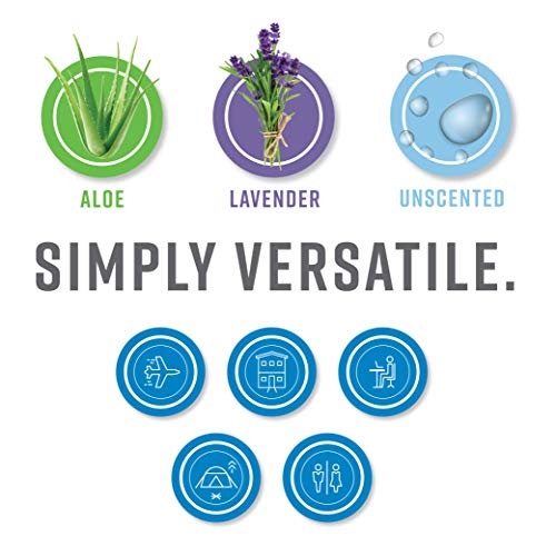 Simpleaf Flushable Wet Wipes | Eco- Friendly, Paraben & Alcohol Free | Hypoal...