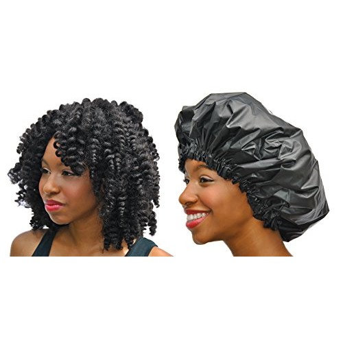 XL Shower Cap - Adjustable & WaterProof By Simply Elegant: The Satin Dream Ju...
