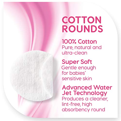 Simply Soft Premium Cotton Rounds, 100% Pure Cotton, Absorbent Cotton Pads, 1...