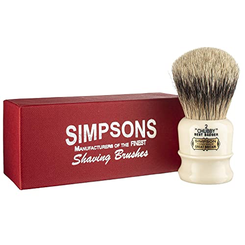 Simpsons Best Badger Shaving Brush (Chubby CH2 Best)