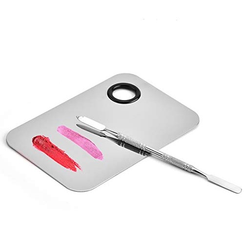 Professional Pro Stainless Steel Makeup Palette Cosmetic Palette with Spatula...