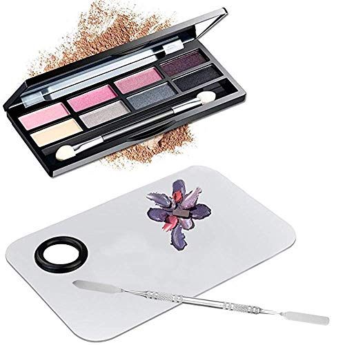Professional Pro Stainless Steel Makeup Palette Cosmetic Palette with Spatula...