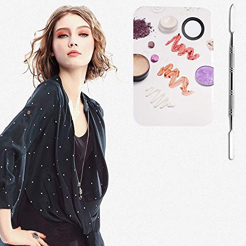 Professional Pro Stainless Steel Makeup Palette Cosmetic Palette with Spatula...