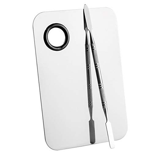 Professional Pro Stainless Steel Makeup Palette Cosmetic Palette with Spatula...