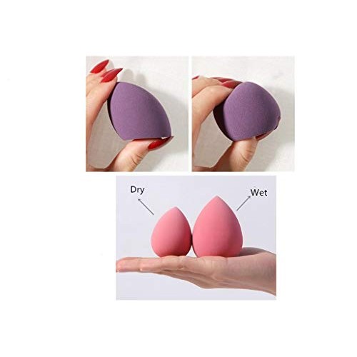 SINEN 4 Pcs Dry and Wet Use Makeup Sponge Set Blender Beauty Foundation Blend...