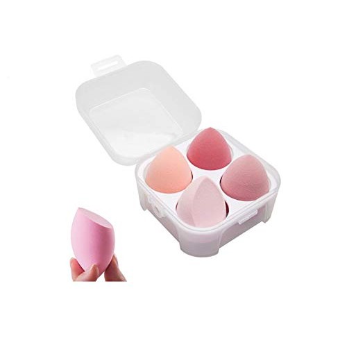 SINEN 4 Pcs Dry and Wet Use Makeup Sponge Set Blender Beauty Foundation Blend...